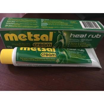 [HCM]Dầu xoa bóp Metsal heat rub cream 125gram