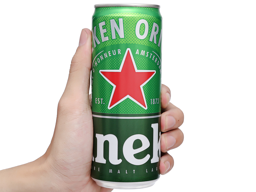 Thùng 24 lon bia Heineken  330ml (lon cao)