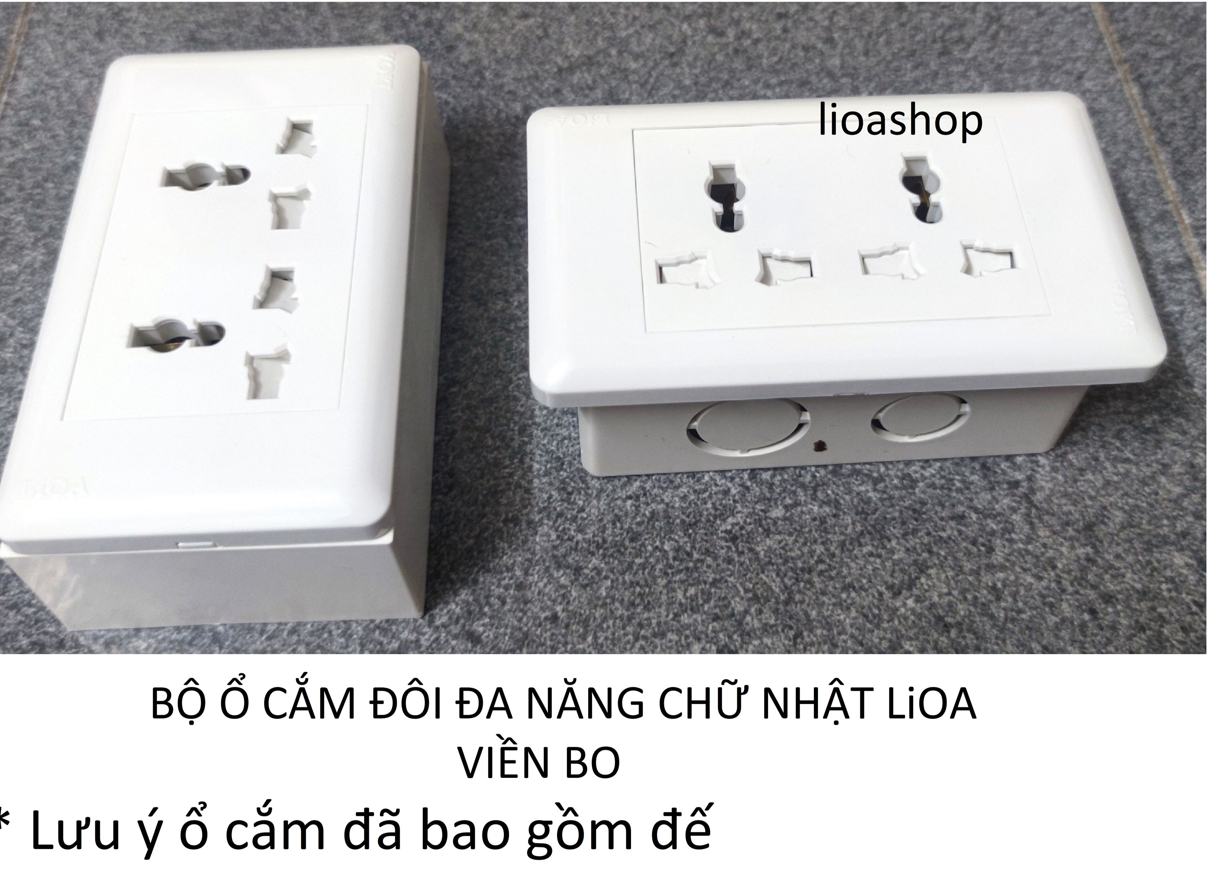 Ổ CẮM ĐÔI ĐA NĂNG LiOA
