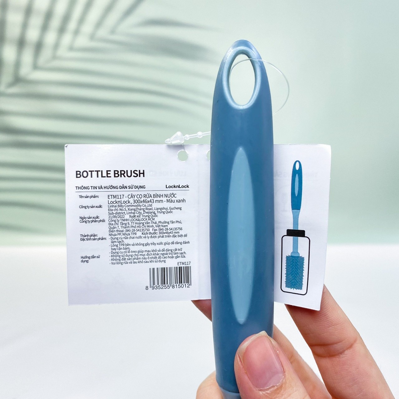 Cọ rửa bình nước LocknLock ETM117 (sử dụng cho bình nhựa , bình giữ nhiệt , ly cốc, bình sữa)