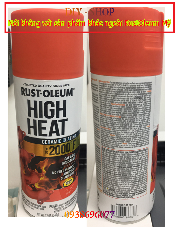 Sơn Chịu Nhiệt Độ Cao - High Heat 1093°C ( Sơn chịu nhiệt cao cấp đến từ Mỹ )
