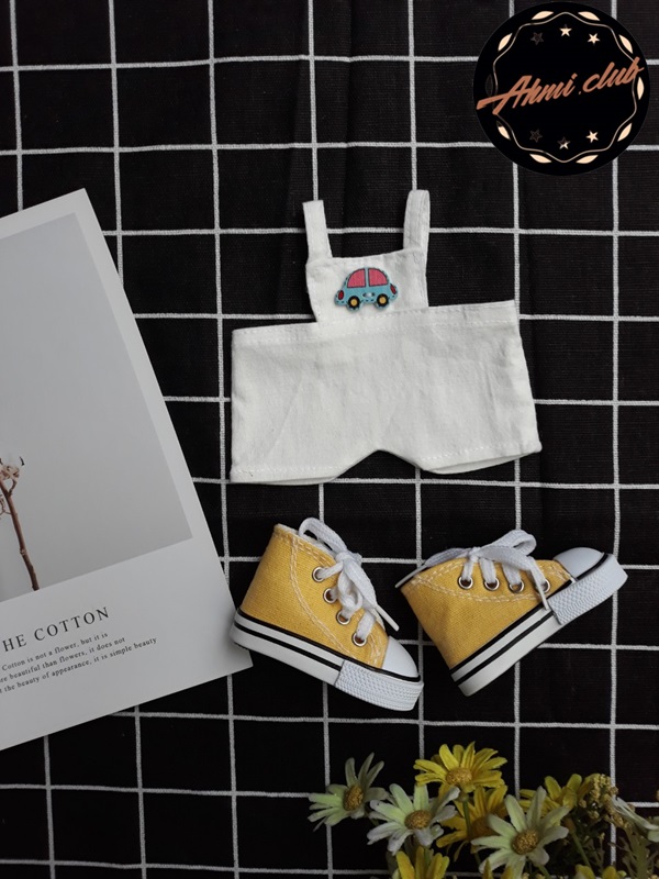 yếm trắng cute outfit doll 20 kpop