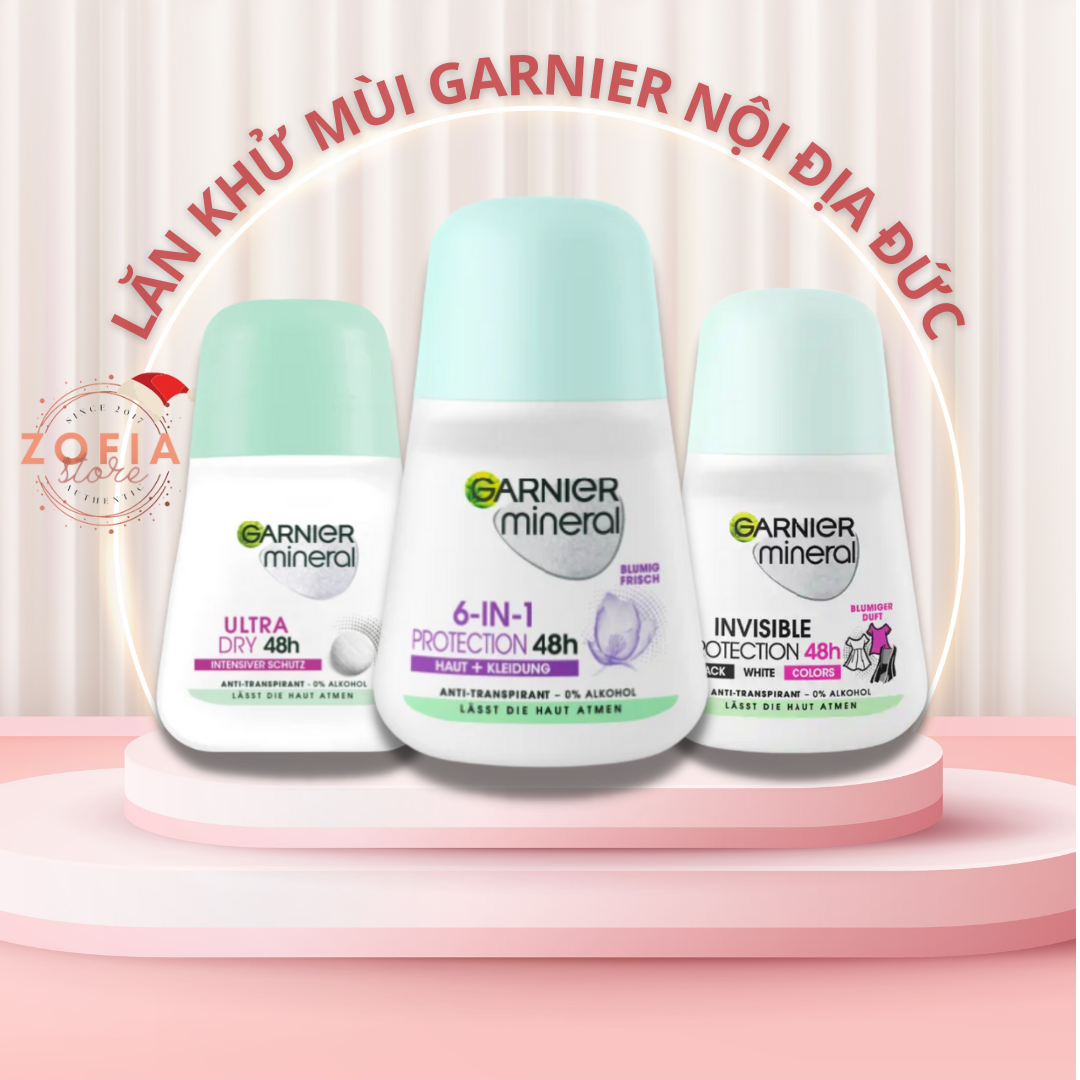 Lăn khử mùi Garnier Đức 50ml