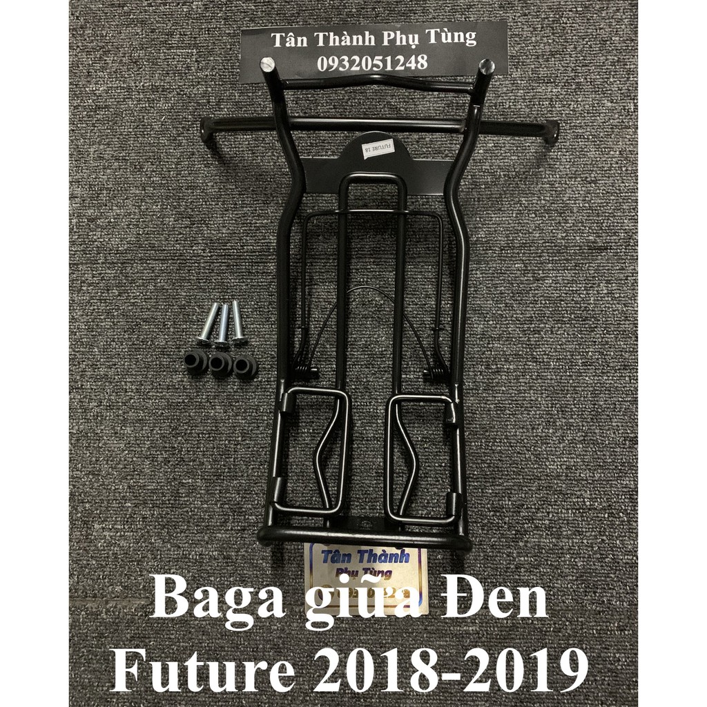 Baga giữa Future 2018-2019 Inox sơn đen 10li Kèm ốc và cục đệm cao su