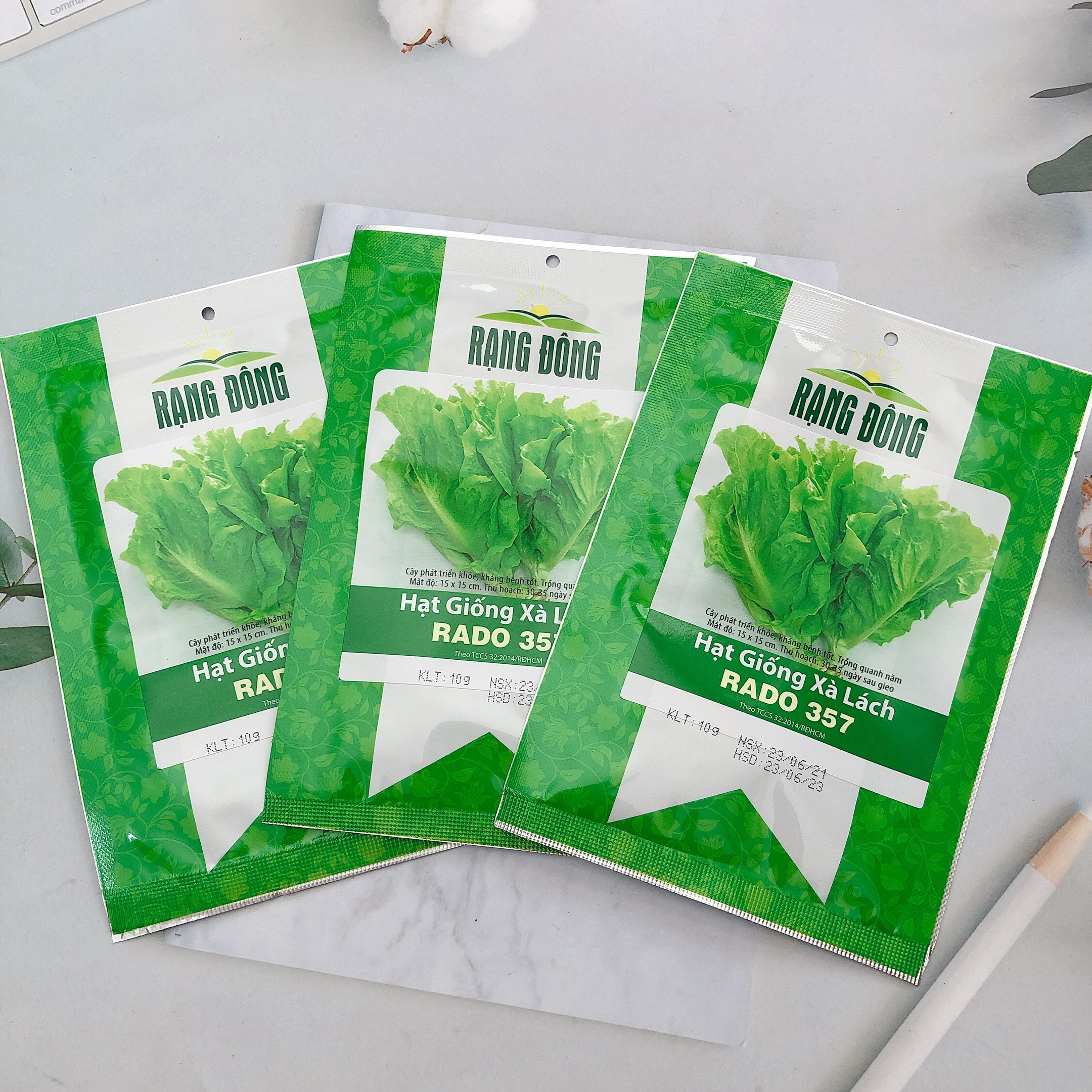 [HCM]Hạt giống RD Xà lách Rado 357 gói 10gr