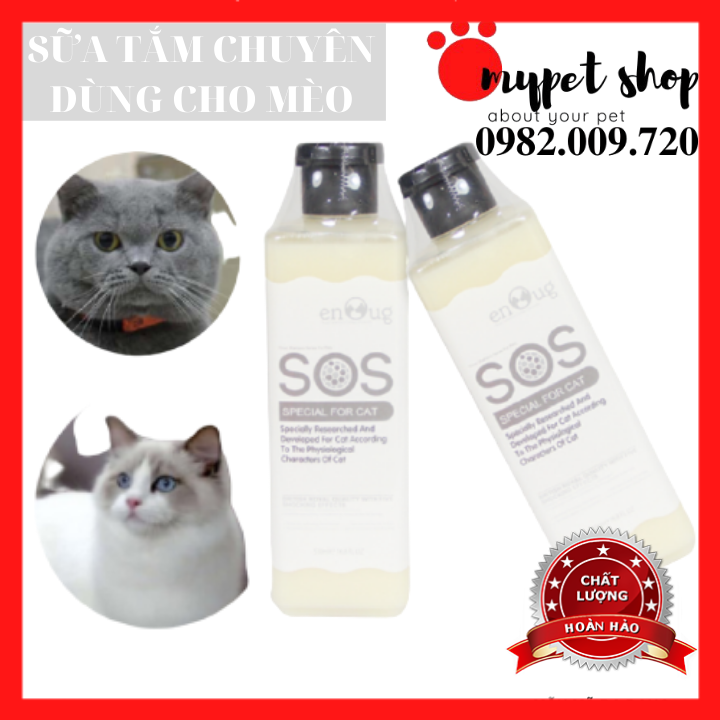 Sữa tắm cho mèo SOS-530ml