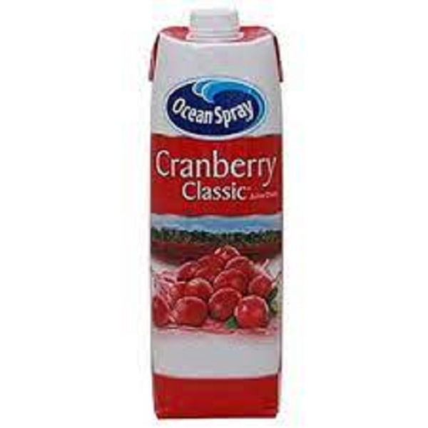 Blueberry juice-Ocean Spray cranberry juice 1l