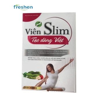 Viên Slim tạo dáng Việt-Hỗ trợ giảm cân,giữ dáng, tạo vóc giáng thon gọn thumbnail
