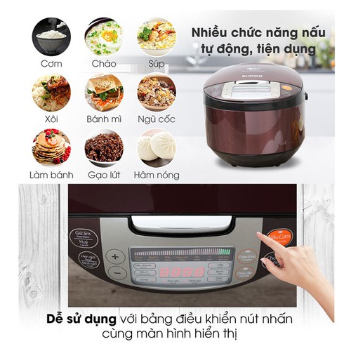 [HCM][Trả góp 0%]Nồi cơm điện tử Supor 1.8 lít 50FCDMX-036