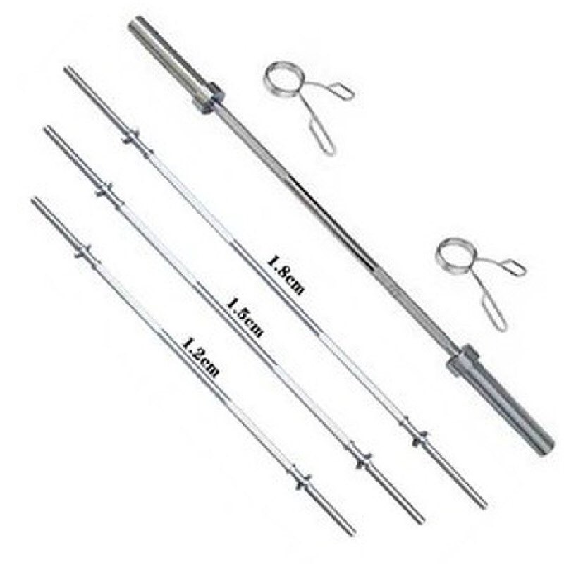 Đòn tạ dài 1m2 đặc mạ inox sáng bóng