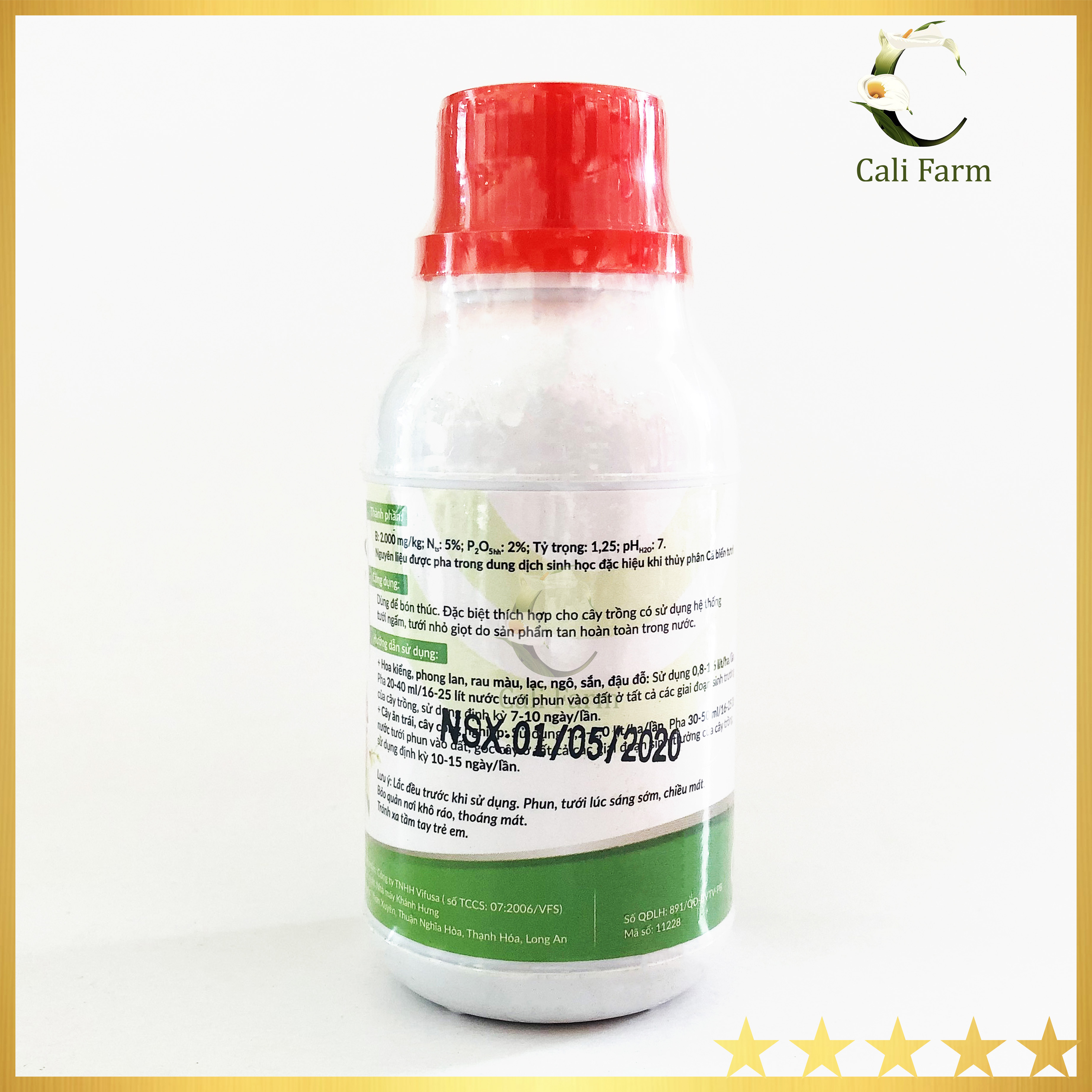 Phân Bón Cá Biển VIF SUP Bo Thủy Phân Vi Lượng  - 100ml