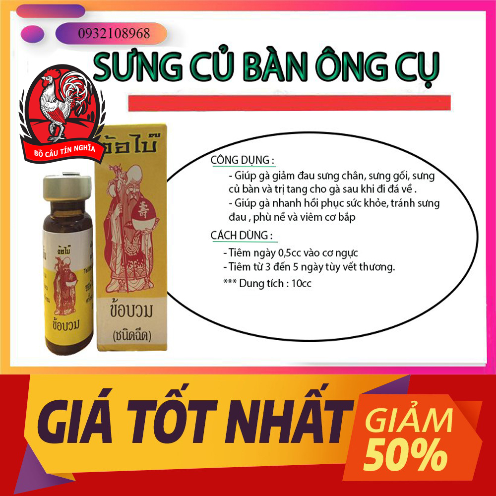 Th.uốc ch.ữa sưng củ bàn cho gà tre gà chọi