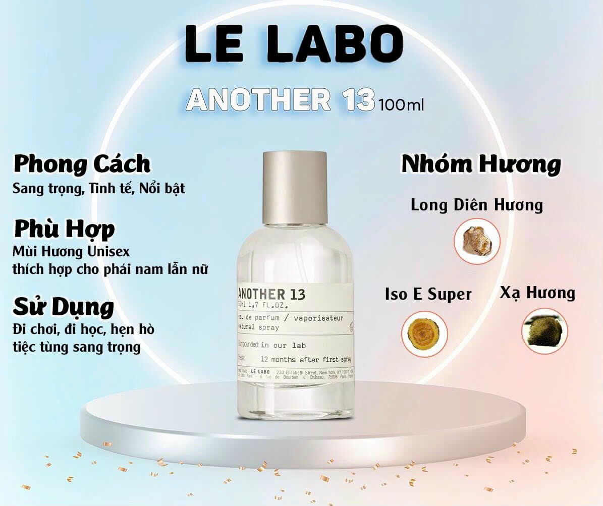 Nước Hoa chiết Le Labo 13 Another  10ml
