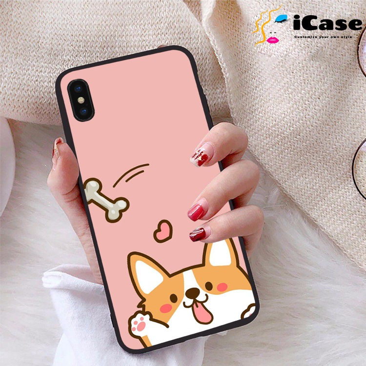 Ốp lưng iPhone Xs Max viền dẻo TPU BST Kawai