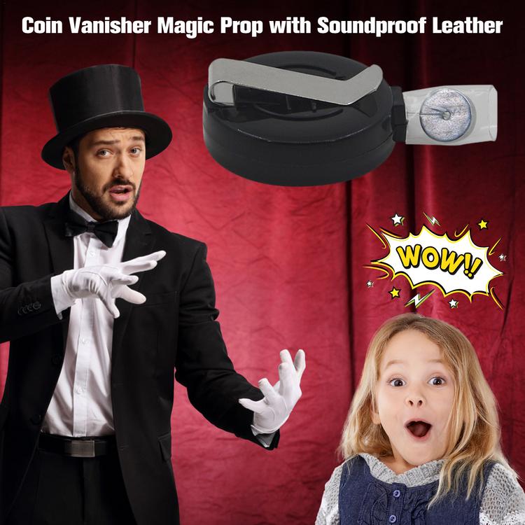 Coin Disappearance Magic Props Funny Coin Magic Gimmick Tool Magic Tricks Coins Gimmicks Magicians Accessories steady