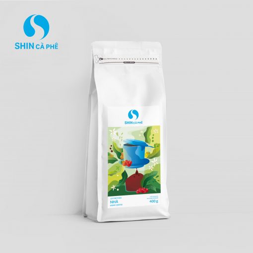 Cà phê Phin Nhà - SHIN Cà Phê - Cà phê pha phin - Gói 400g