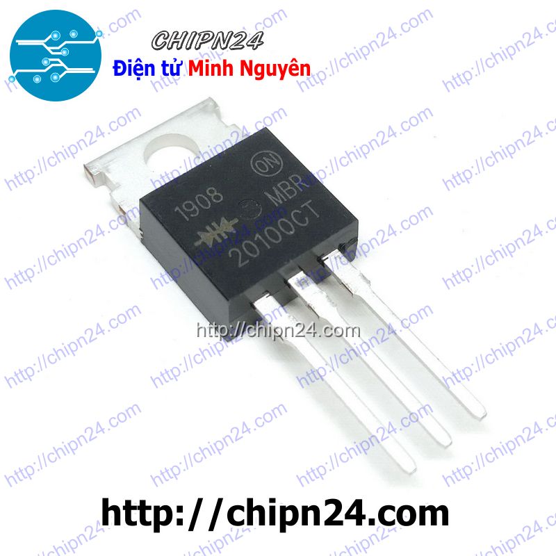 Diode mbr20100ct to-220 20a 100v