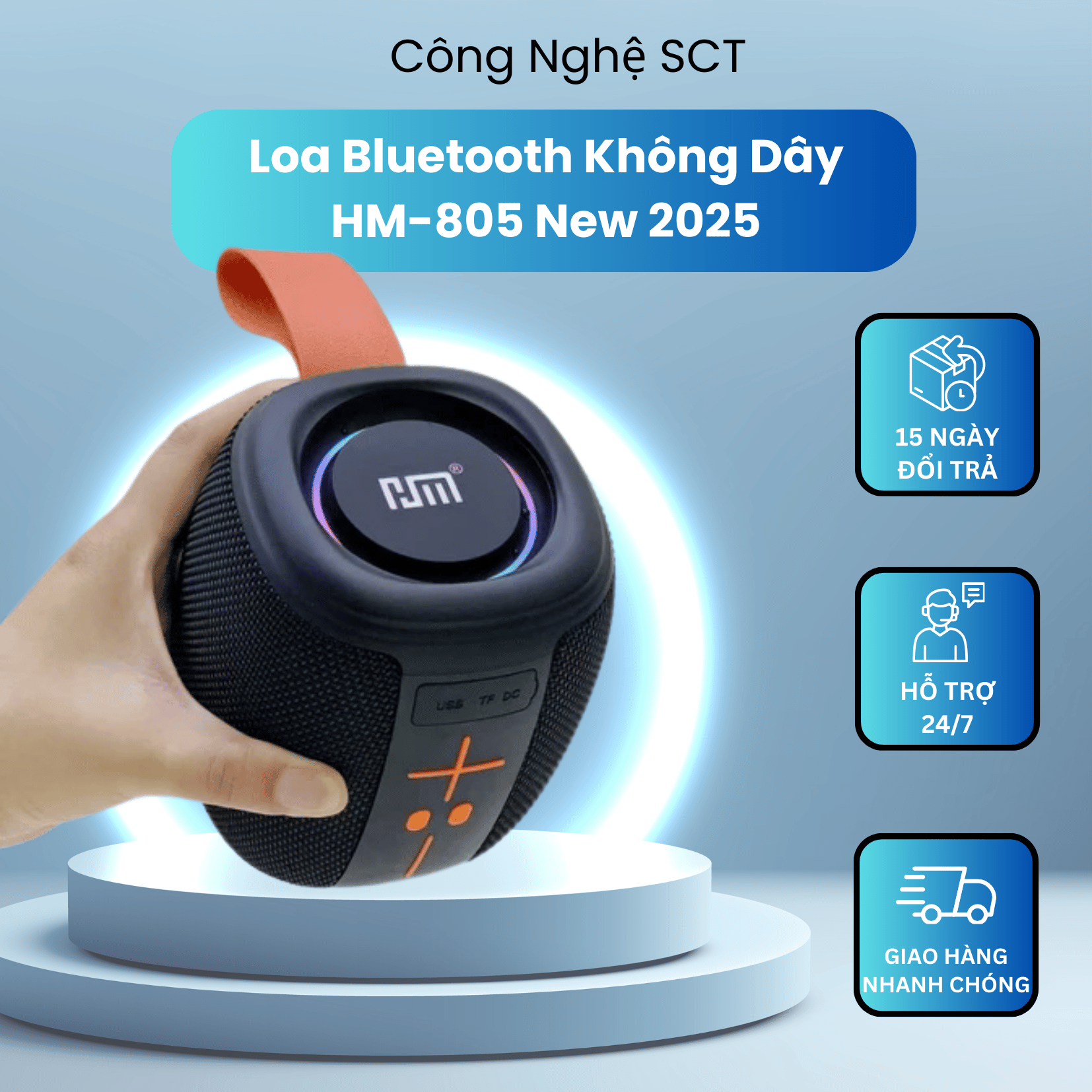 ( SALE 50% ) Loa Bluetooth Xách Tay HM-805 , BOOMS885 & BOOMS883– Kết Nối Nhanh, Nghe Nhạc Cực Đã, Dễ Sử Dụng , Tiện Lợi mang Theo Mọi Lúc Mọi Nơi