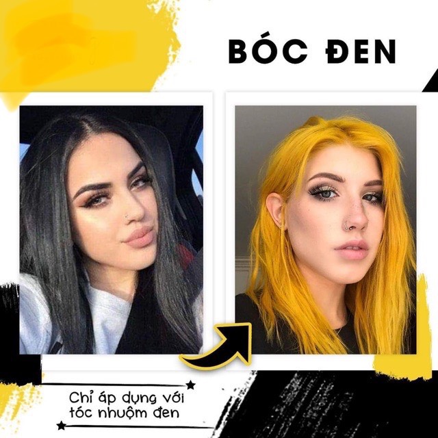 Bóc đen giành cho tóc nhuộm đen