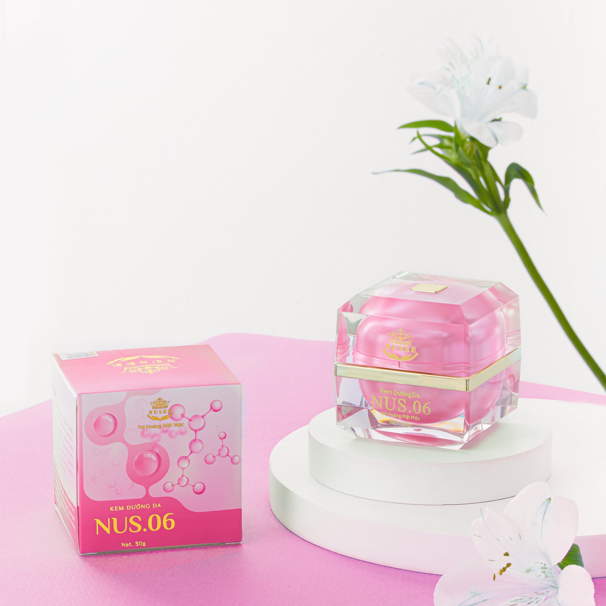 Kem Hoa Hồng Nusee Làm trắng da 30g