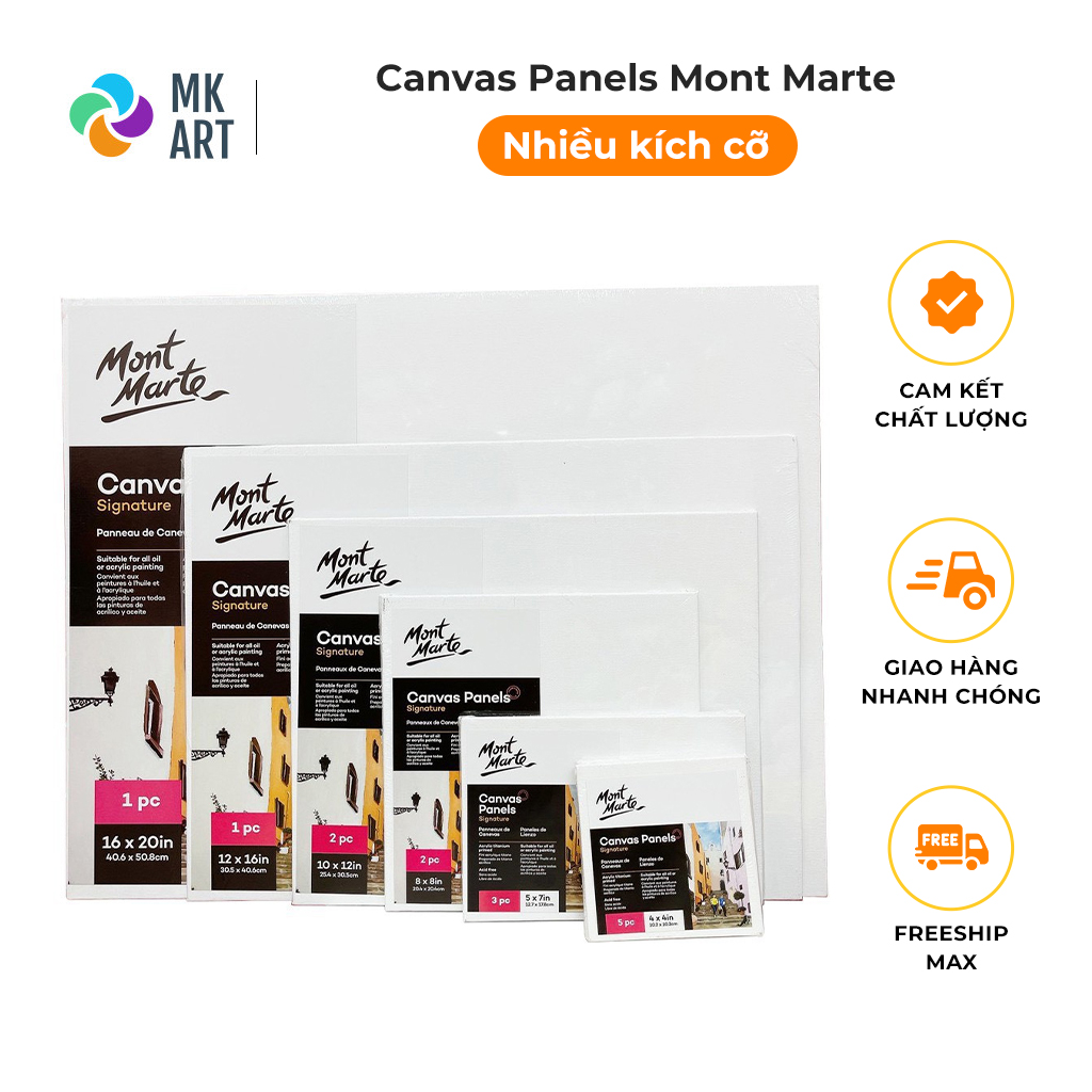 Toan vẽ ép Canvas Mont Marte