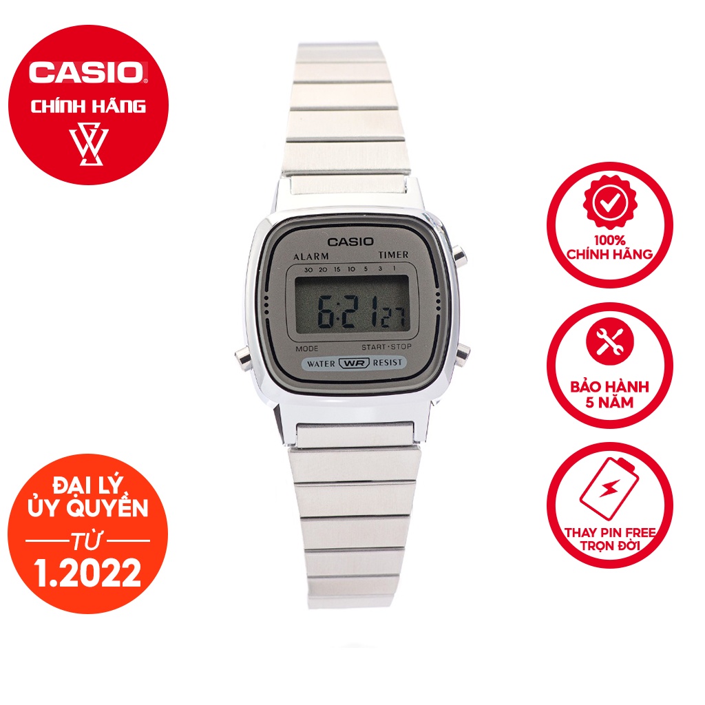Đồng Hồ Điện Tử Nữ Casio Chính Hãng WATCHSTORE LA670WA-7DF