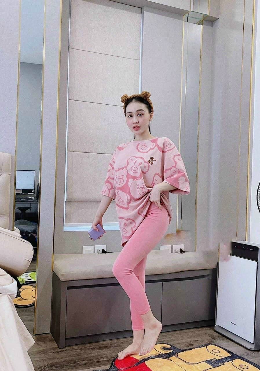 Sét Bộ Đồ Côn Gấu Form Chuẩn Dài Cực Dễ Thương TTKXA0119