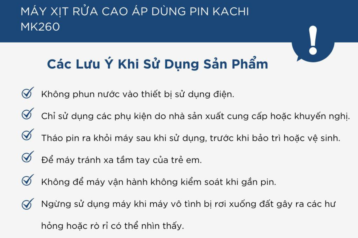 Máy Phun Xịt Rửa Cao Áp Kachi