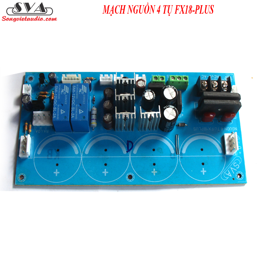 MẠCH NGUỒN 4 TỤ PHÍP THỦY TINH NEW - MIẾNG