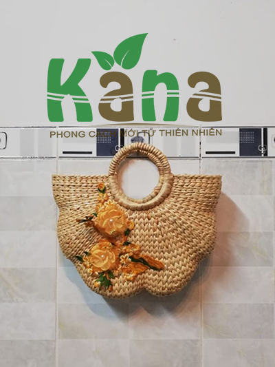 Giỏ xách lục bình lá sen