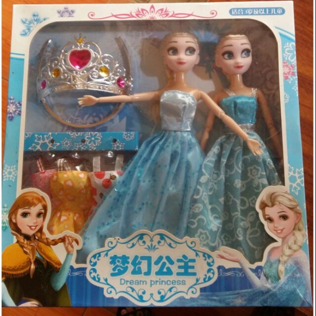 Bộ đôi búp bê elsa kèm phụ kiện