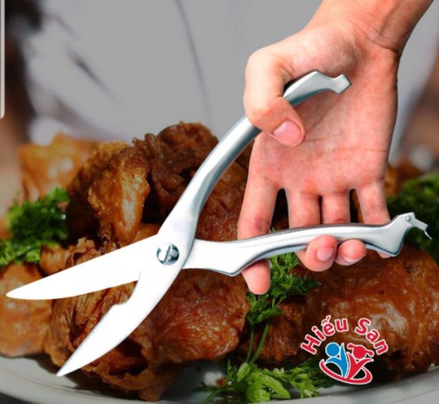 Kéo cắt xương gà (cán inox và cán đen)