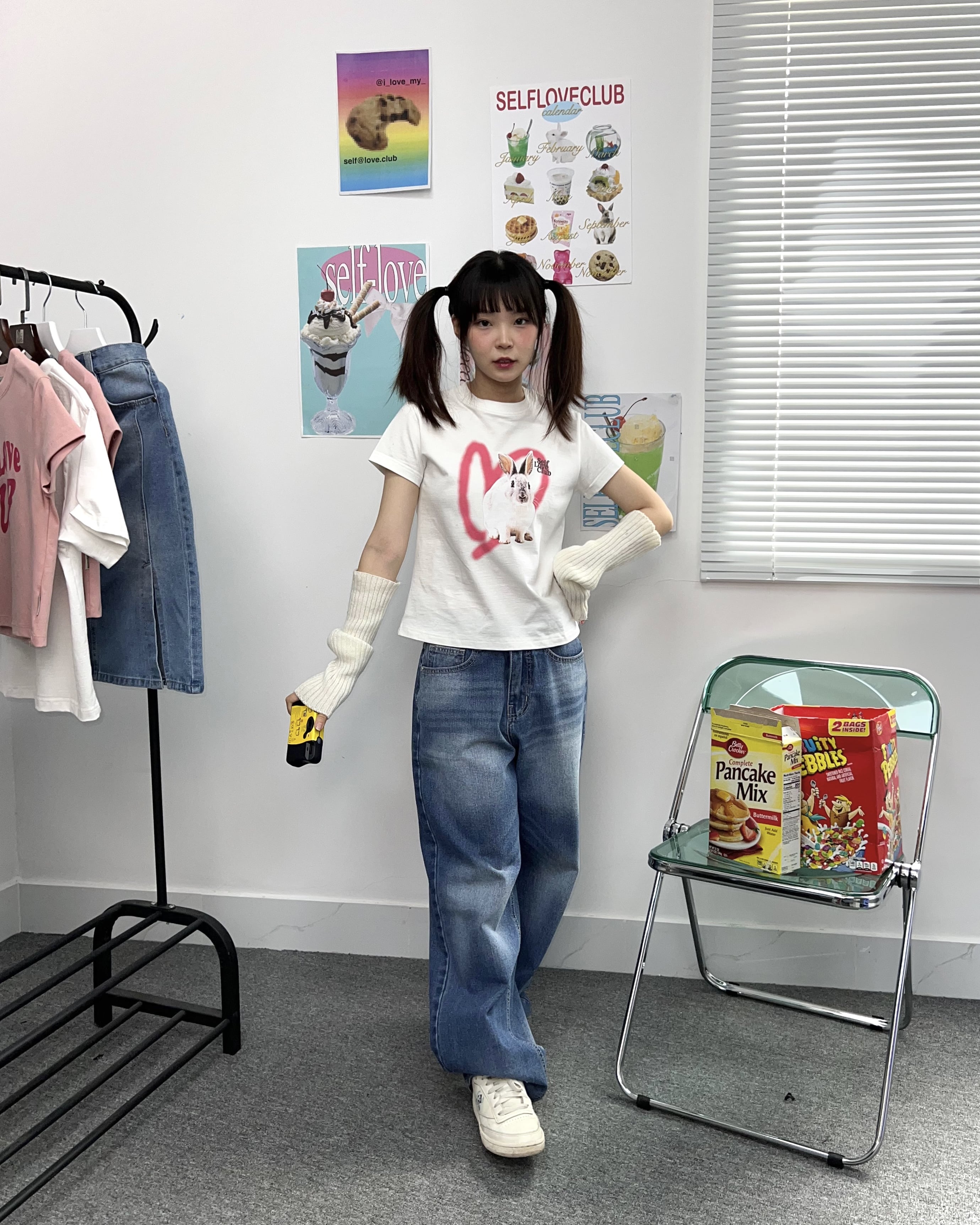 Áo thun babytee SLC "Bunny Heart"