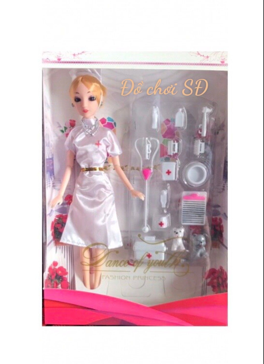HỘP 1 CON BÚP BÊ BÁC SĨ 30CM - CÓ KHỚP