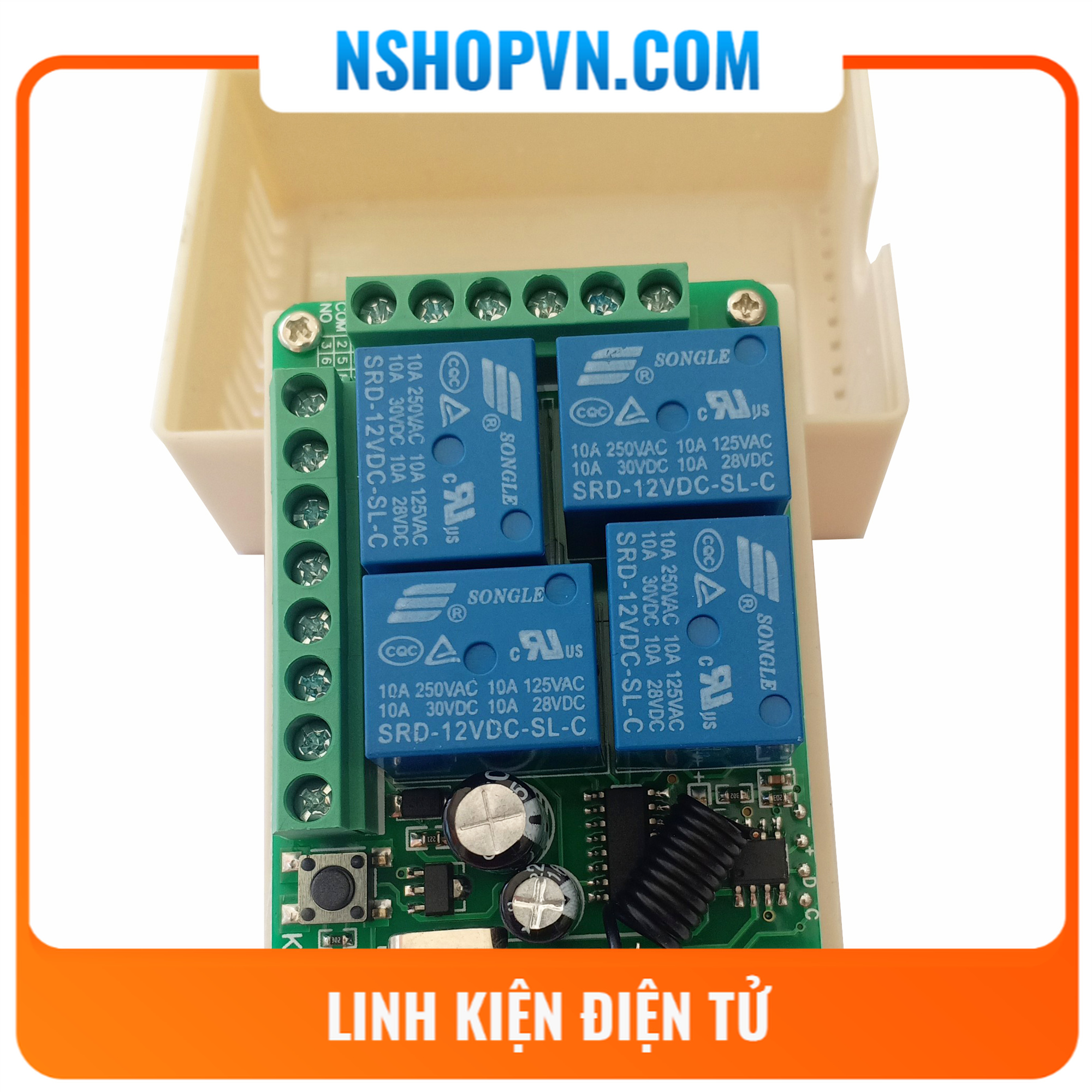Bộ điều khiển rf 315mhz 12vdc 4 kênh