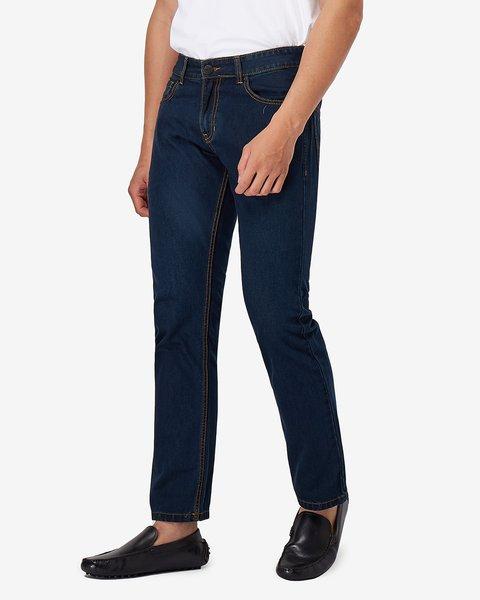 Quần jean nam milvus màu xanh đen - mvj008dark