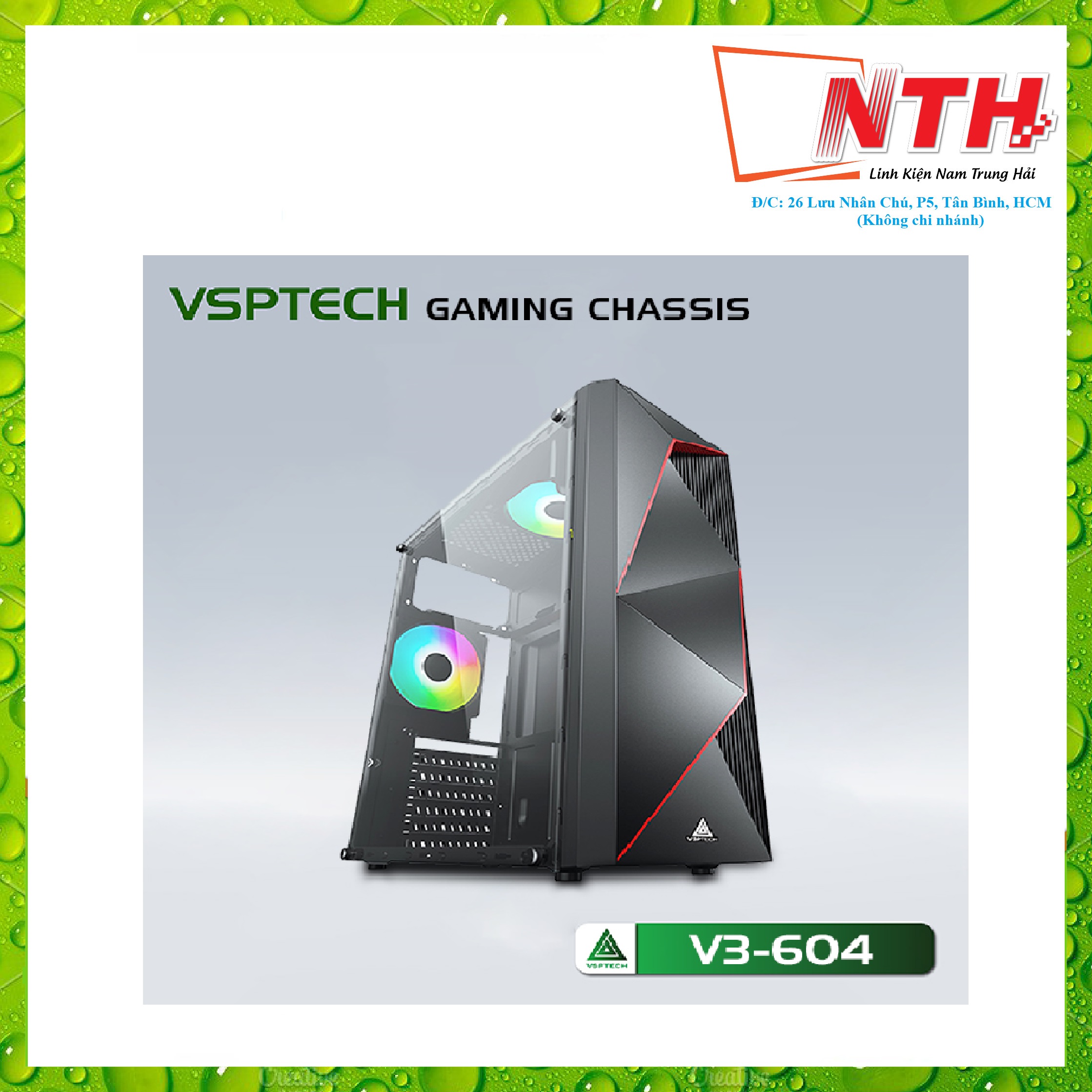 Vỏ case máy tính vsp v3-604