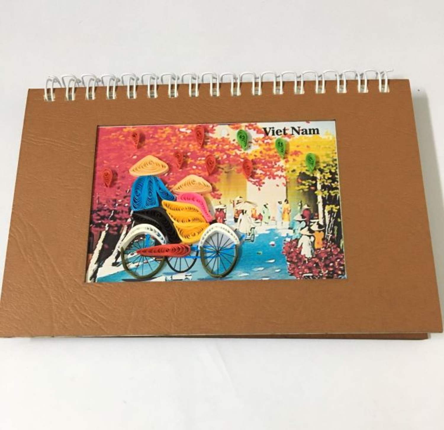 Sổ lưu niệm giấy xoắn độc đáo (16cm x 11cm)