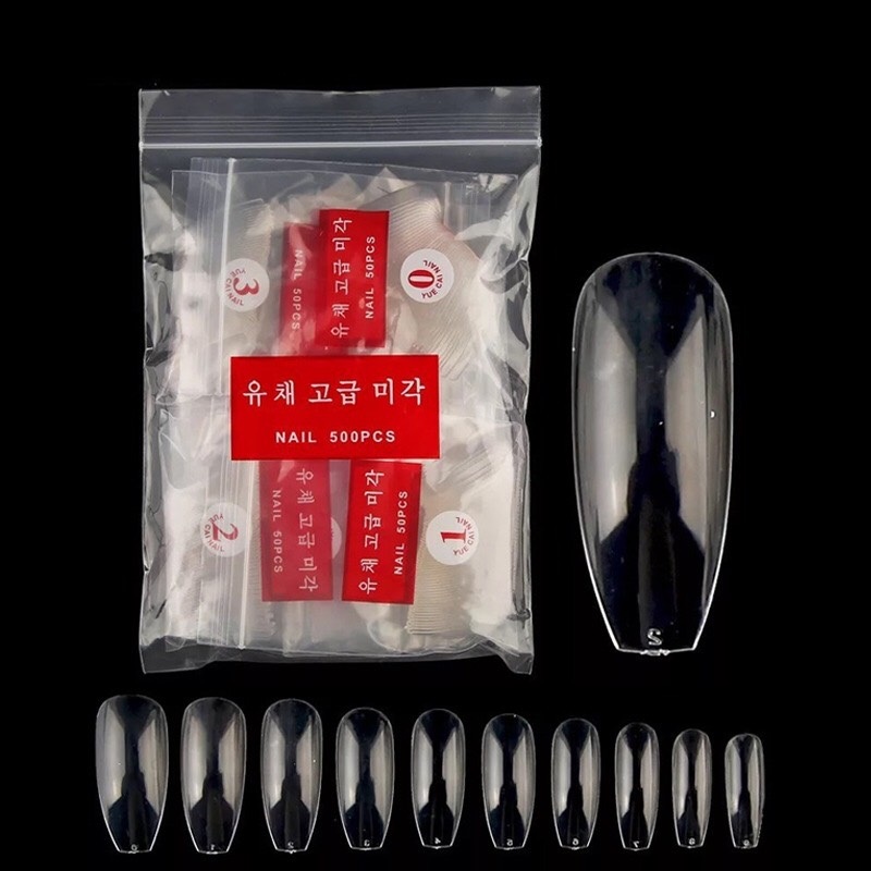Móng Úp Gói Dáng Thang ( Gói 500 Móng Đủ Size )