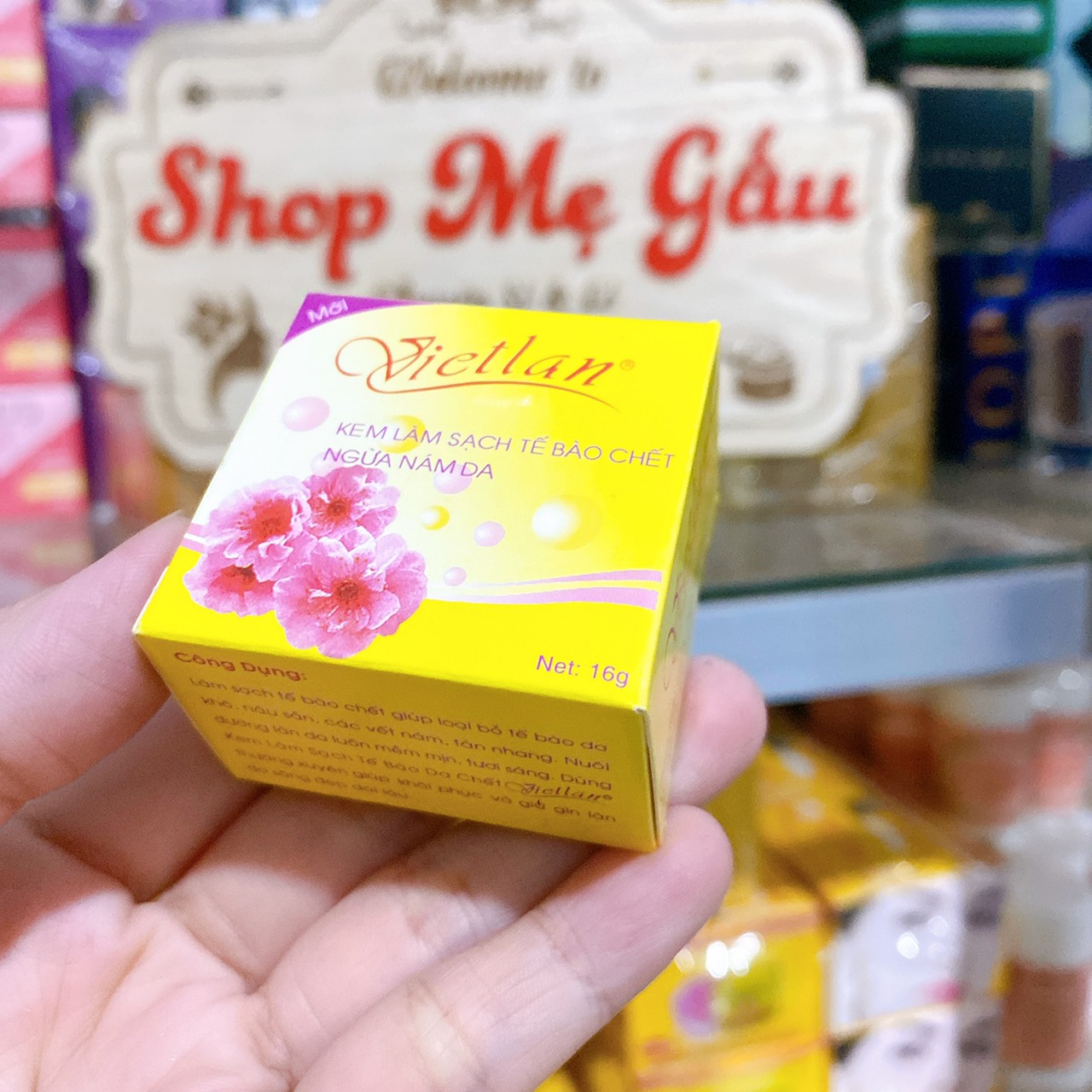 Kem trắng da việt lan hộp lớn 100g y hình