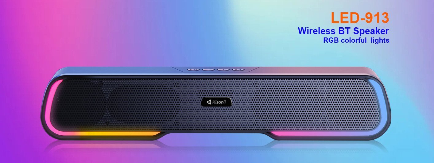 Loa Kisonli Bluetooth Marvo cao cấp đèn led đổi màu