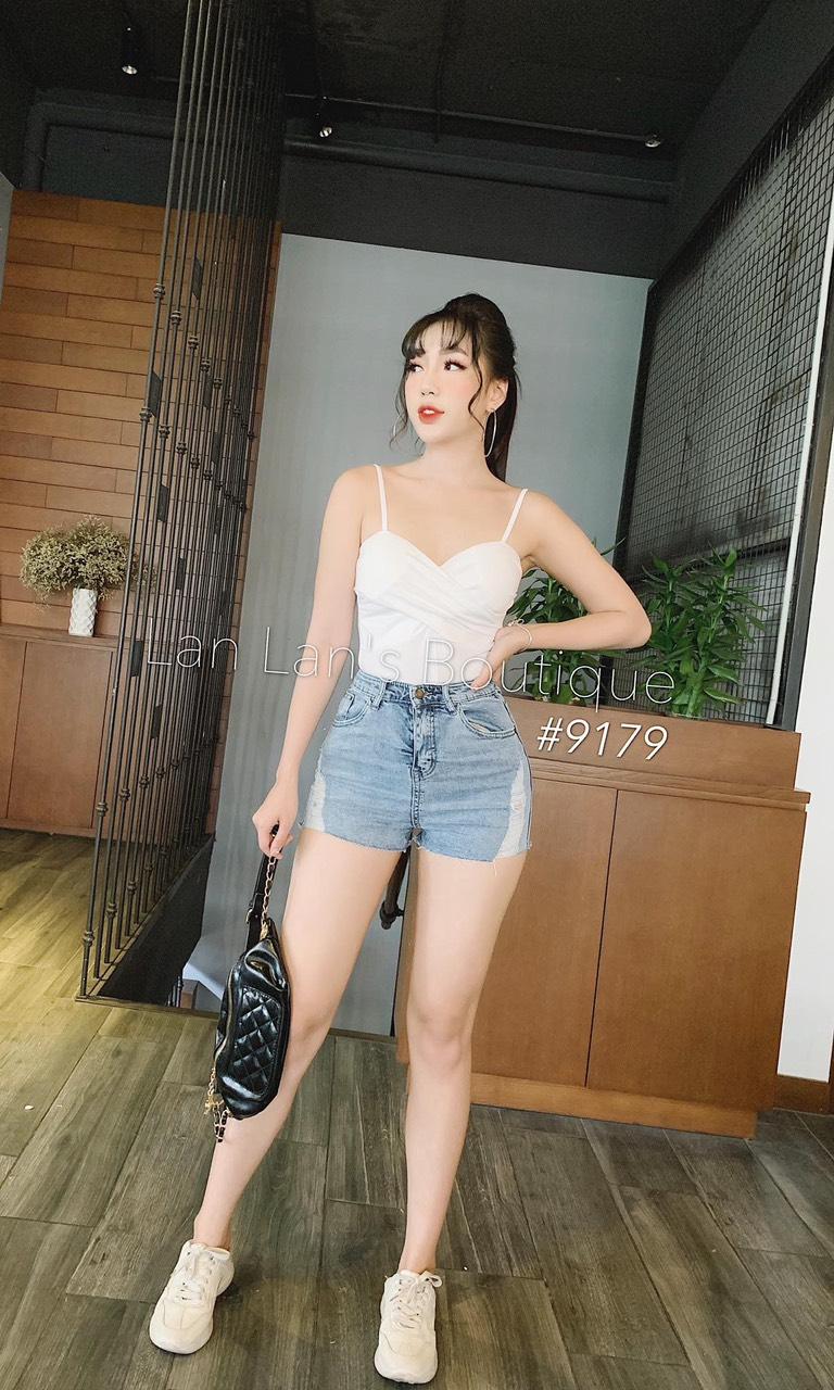 [HCM]QUẦN SHORT JEAN BIG SIZE ĐẠI RÁCH NHẸ 2729