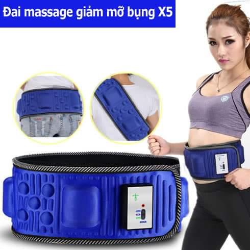 Đai massage x5 đánh tan mỡ bụng