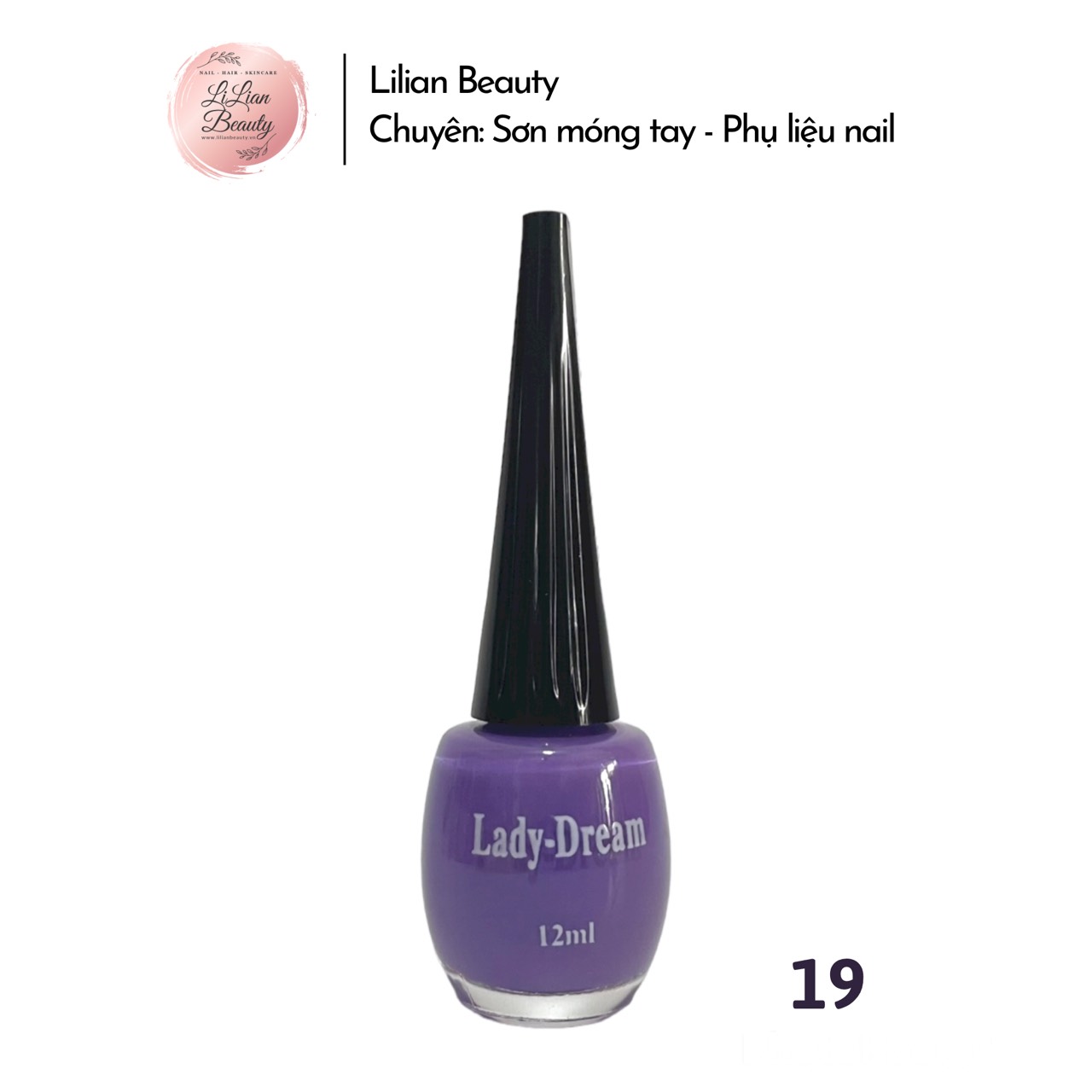 SƠN MÓNG TAY LADYDREAM - TÔNG MÀU SỮA