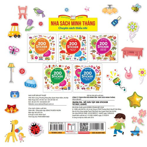 Bộ sưu tập 200 sticker - Tư duy, logic