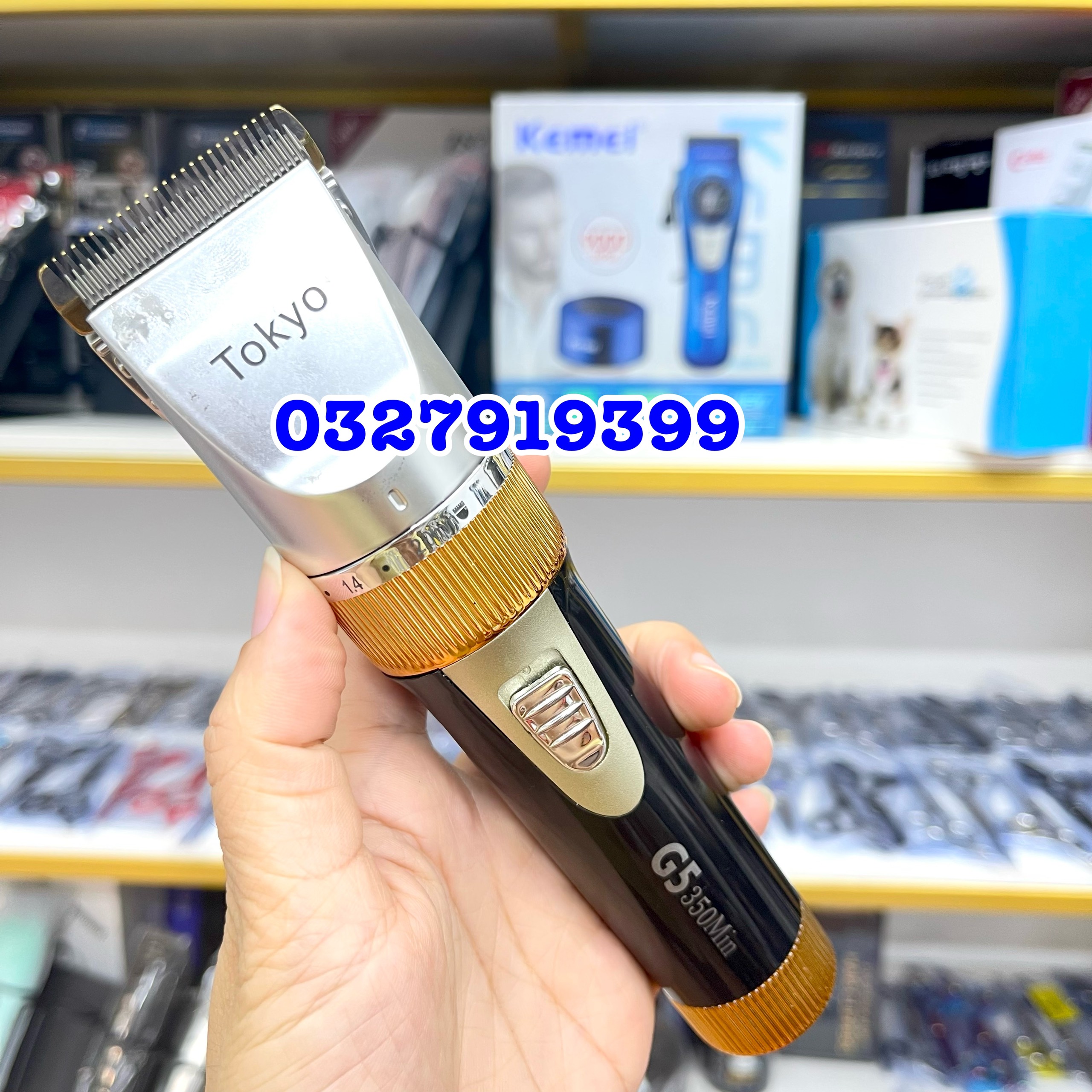 Tông đơ cắt tóc cao cấp TOKYO G5 2 pin