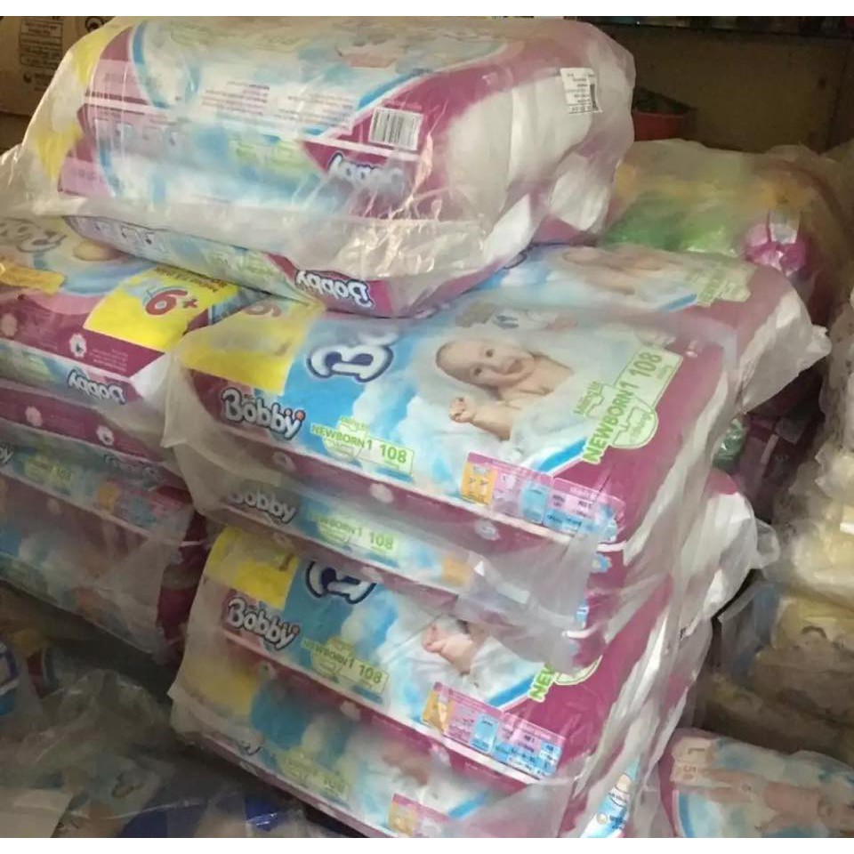 Miếng lót cho bé sơ sinh Bobby Newborn 1-108 miếng