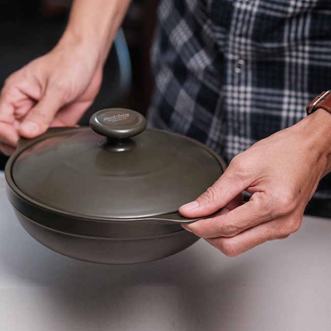 Nồi đất gốm sứ Minh Long - nồi đất sứ Minh Long