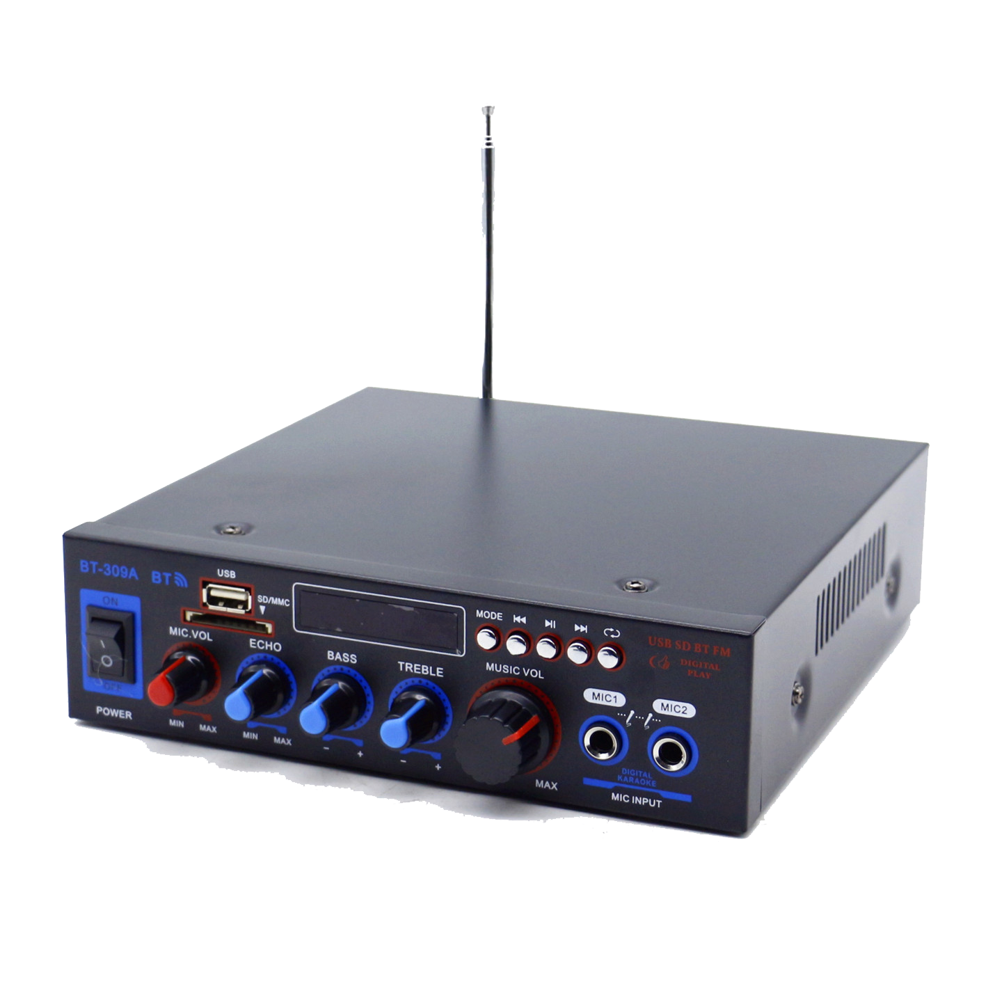 Âm ly Bluetooth mini hát karaoke BT-309A Chất Lượng Cao