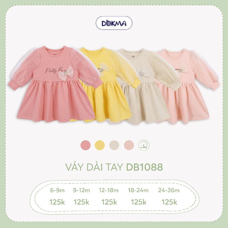 Váy bé gái Dokma 9-36M mã DB1088